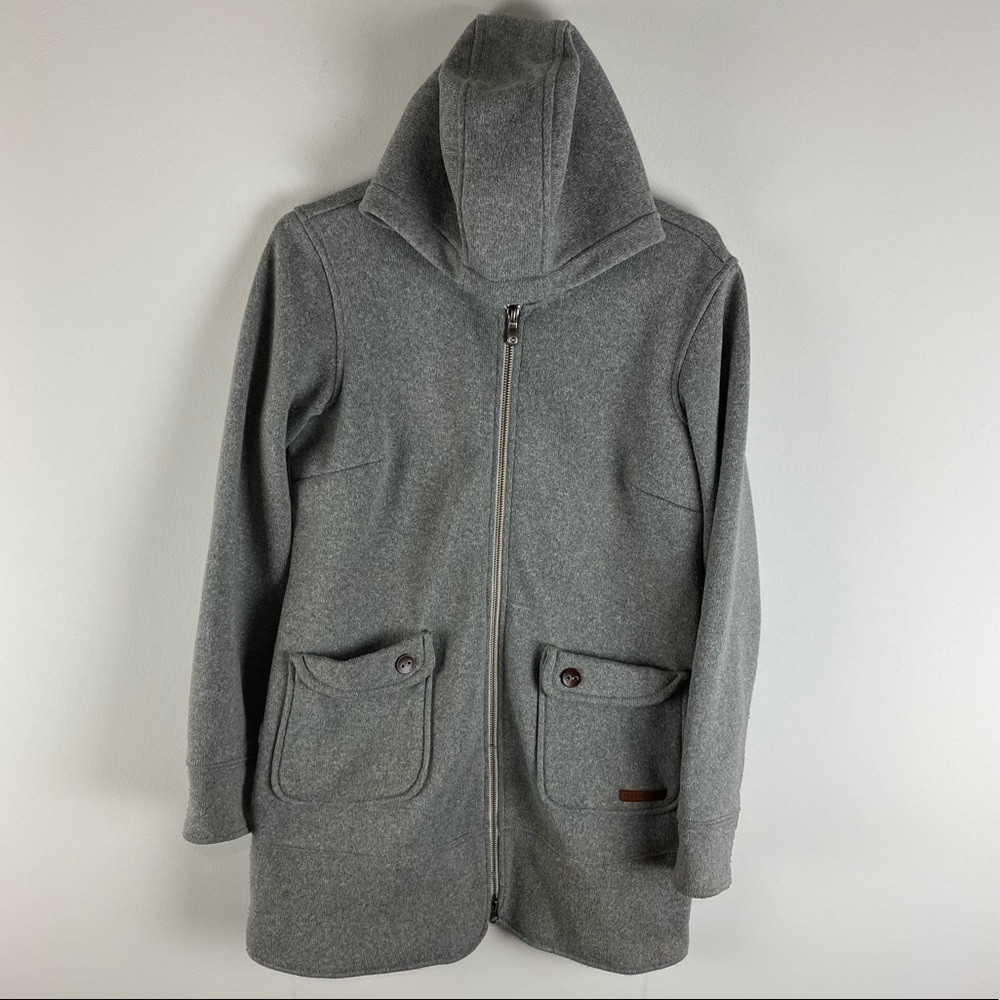 Merrell Delilah zip-up polyester fleece hooded sweater jacket S